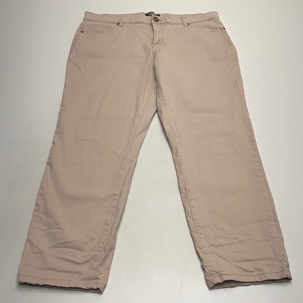 BUFFALO Women’s 14 Dusty Pink Mid Rise Stretch Skinny Ankle Pant